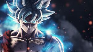 Goku Ultra instinct, HD, Perfect detail, anime accurate, galaxy in background