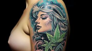 Weed, space, women, tattoos