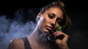 Rhea Ripley, smoking weed in the bath