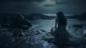 I don't feel like tears, I don't feel like words, I just want to escape the sea of ​​darkness