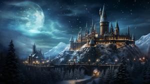 Hogwarts at christmas