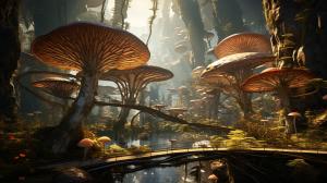 Mushroom forest