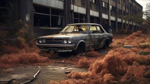 Abandoned Nissan skyline