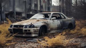 Abandoned Nissan skyline