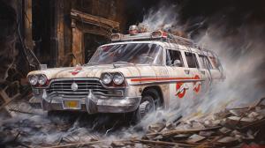 Ecto 1 from ghostbuster