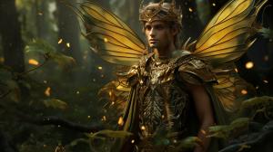 Oberon, king of the fairies in the Fae Forest.