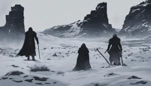 The nights watch in the dark