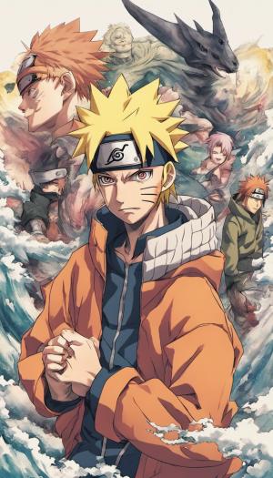 Naruto manga art