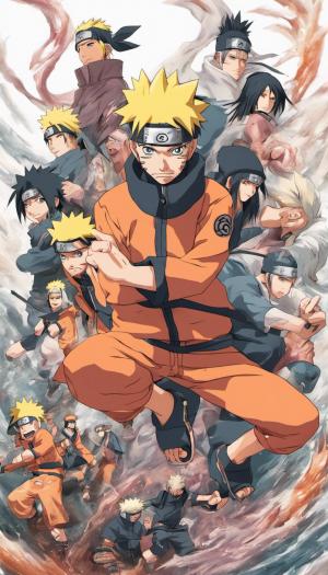 Naruto manga art