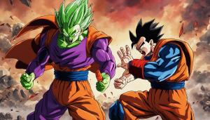 Gohan and Piccolo fighting against Red Ribbon Army, Movie CGI, HD, masterpiece, detailed, Dragon ball super: Super Hero 