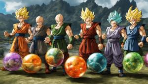 The 7 dragonballs uhd realistic 