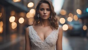 Cute lady in dress