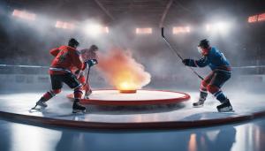 UFO Vaping Hockey fight