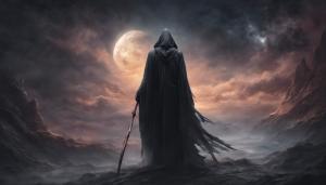 Grim reaper in a dark fantasy world