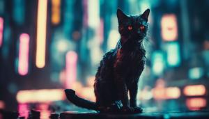 cyberpunk cat clan 