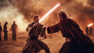 Obi Wan Kenobi Vs Anakin Mustafar