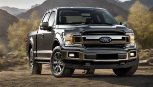 Ford F-150 Supercab Dark Gray in color 