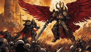 Sanguinius duels Horus lupercal Warhammer 40k