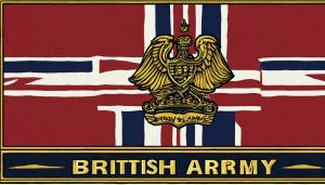 British army logo, with the name:British army