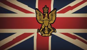 British army logo, with the name:British army