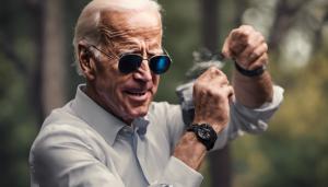 Joe Biden taking a Dab