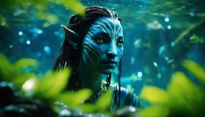 Avatar na'vi under water drowning