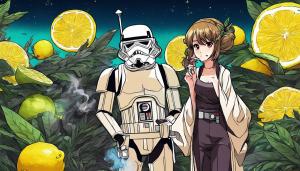 Star wars smoking lemon haze