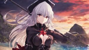 Jeanne d'Arc (Alter) bikini anime fate