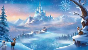 disney frozen background