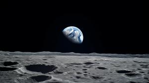 Earth from the moon.