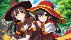 megumin and hu tao