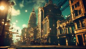 The city of Rapture from Bioshock