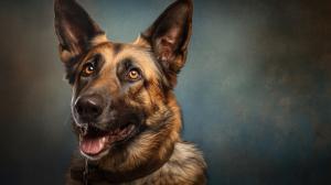 German Shepard portrait