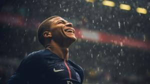 Mbappe in the rain