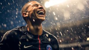 Mbappe in the rain