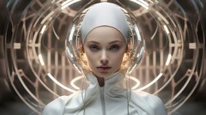 futuristic woman
