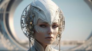 futuristic woman
