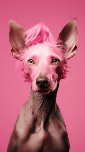 dog pink