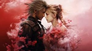 cloud and aerith wallpaper