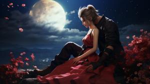 cloud and aerith wallpaper