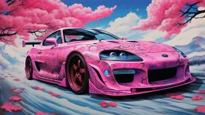 Pink supra
