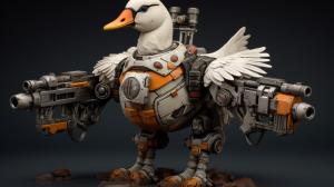 Tough strong army goose very detailed



