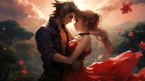 final fantasy vii cloud and aerith