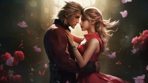 final fantasy vii cloud and aerith