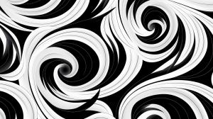 white and black wallpaper swirl
