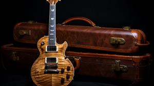 Gibson Les Paul supreme, flamed maple, highly detailed 