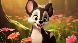 Disney 1942 film bambi flower the skunk
