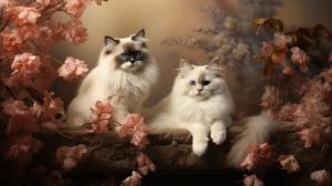 Ragdoll cats
