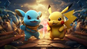 Pikachu vs squirtle