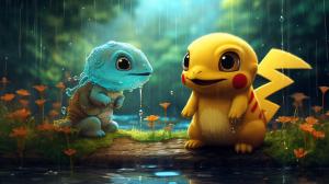 Pikachu vs squirtle